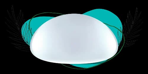 Prótese de Silicone redonda de perfil alto